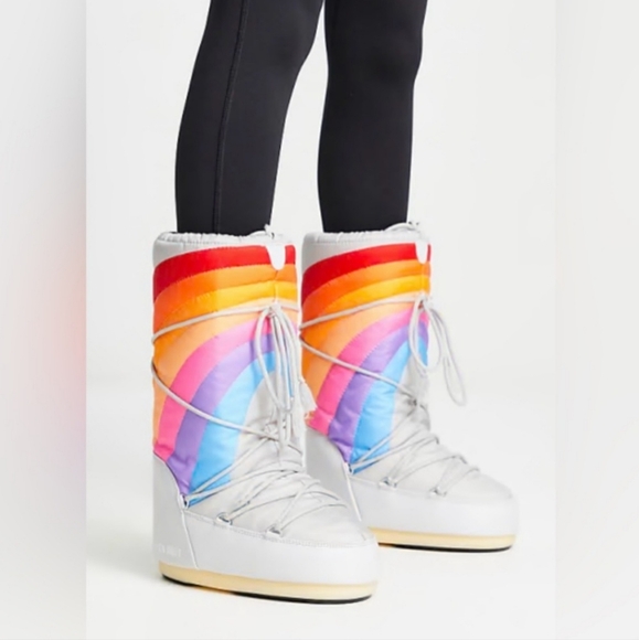 Moon Boot Icon Rainbow Snow Boots - Picture 5 of 16